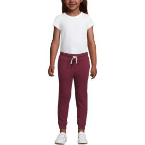 Lands’ End School Uniform Kids Jogger Sweatpants(Burgundy)