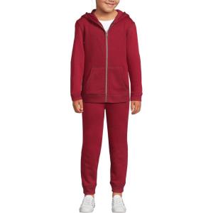 Lands’ End School Uniform Kids Jogger Sweatpants(Garnet)