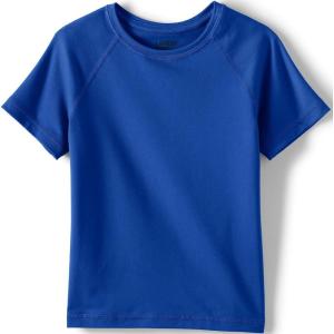 Lands’ End School Uniform Kids Short Sleeve Active Tee(Cobalt)