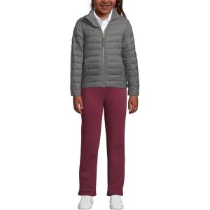 Lands’ End School Uniform Kids ThermoPlume Jacket(Arctic Gray)