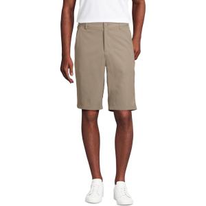 Lands’ End School Uniform Men’s Active Chino Shorts(Khaki)