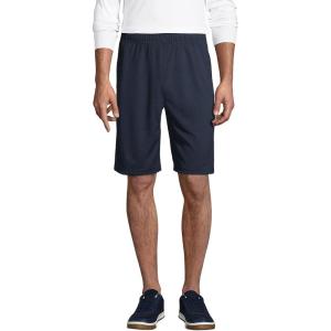 Lands’ End School Uniform Men’s Mesh Gym Shorts(Classic Navy)