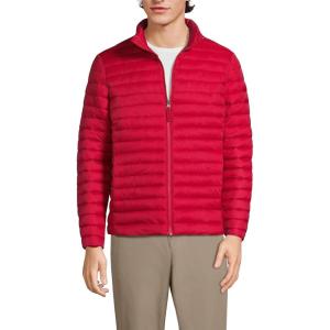 Lands’ End School Uniform Men’s ThermoPlume Jacket(Red)