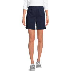 Lands’ End School Uniform Women’s Mesh Gym Shorts(Classic Navy)