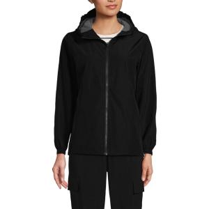 Lands’ End School Uniform Women’s Rain Jacket(Black)