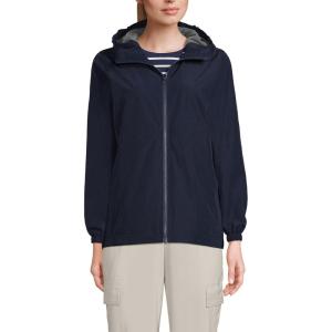 Lands’ End School Uniform Women’s Rain Jacket(Classic Navy)