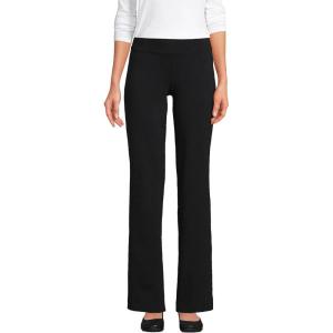 Lands’ End Starfish Mid Rise Straight Leg Pants(Black)