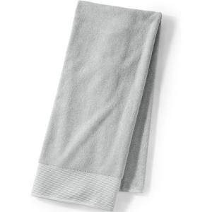 Lands’ End Turkish Luxe Towel Classic Khaki Washcloth Set(Pewter)