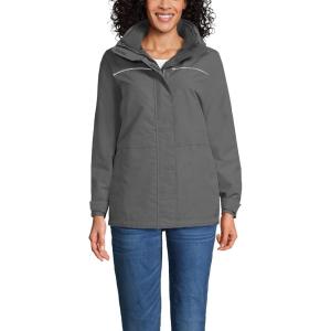 Lands’ End Women’s 3 in 1 Squall Jacket(Arctic Gray)