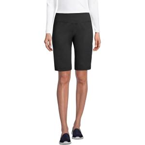Lands’ End Women’s Active Relaxed Shorts(Black)