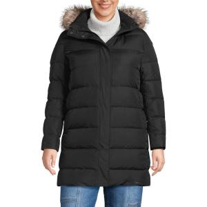 Lands’ End Women’s Down Winter Coat(Black)