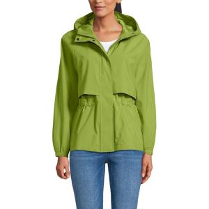 Lands’ End Women’s Squall Packable Rain Jacket(Winter Pear)