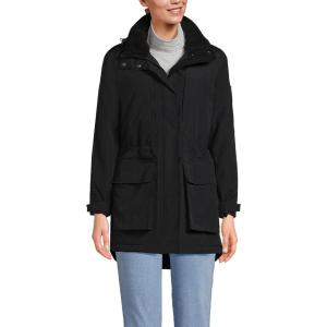 Lands’ End Women’s Squall Winter Parka(Black)