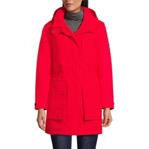 Lands’ End Women’s Squall Winter Parka(Bright Cherry)