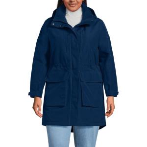 Lands’ End Women’s Squall Winter Parka(Deep Sea Navy)