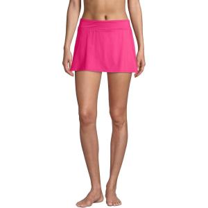 Lands’ End Women’s Swim Skirt Swim Bottoms(Hot Pink)
