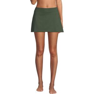 Lands’ End Women’s Swim Skirt Swim Bottoms(Rich Olive Green)