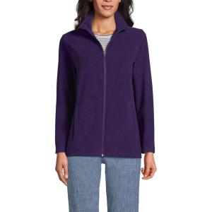 Lands’ End Women’s Thermacheck 100 Fleece Jacket(Blackberry)