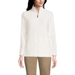 Lands’ End Women’s Thermacheck 100 Fleece Jacket(Ivory)