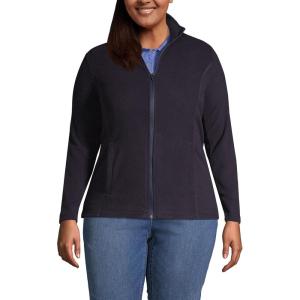 Lands’ End Women’s Thermacheck 100 Fleece Jacket(True Navy)