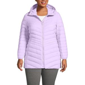 Lands’ End Women’s Ultralight Packable Down Jacket(Blushed Lilac)
