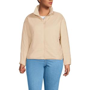 Lands’ End Women’s WanderFree Insulated Jacket(Champagne)
