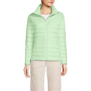 Lands’ End Women’s Wanderweight Ultralight Packable Down Jacket(Icy Mint Green)