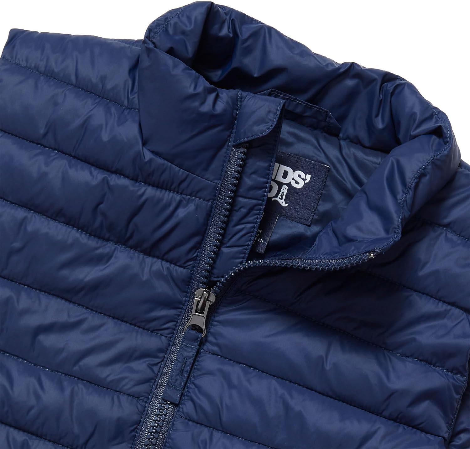imageLands End Kids Insulated Down Alternative ThermoPlume VestNavy