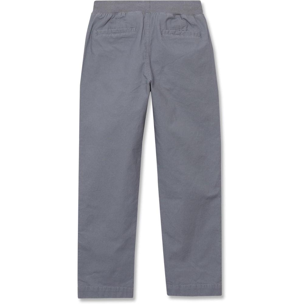 imageLands End Boys Husky Stretch Soft Rib Waist Iron Knee Pull On PantsCocoon