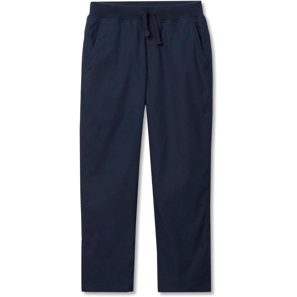 imageLands End Boys Iron Knee Stretch Lined Rib Waist PantsClassic Navy