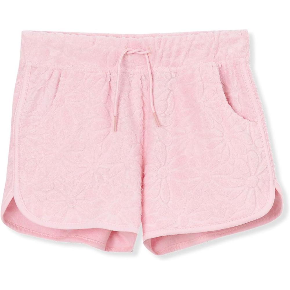 imageLands End Girls French Terry ShortsFlamingo Daisies