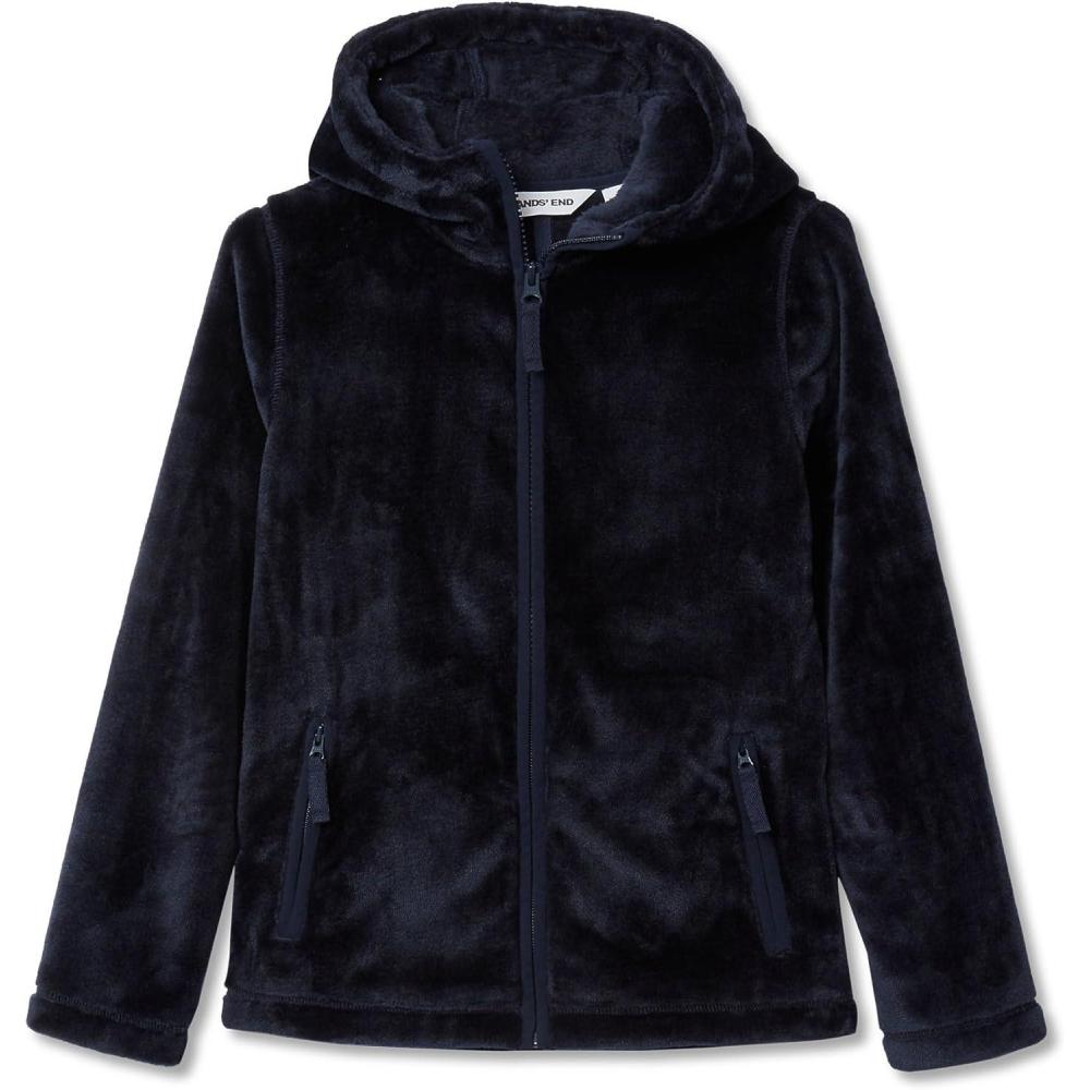 imageLands End Girls Softest Fleece JacketClassic Navy