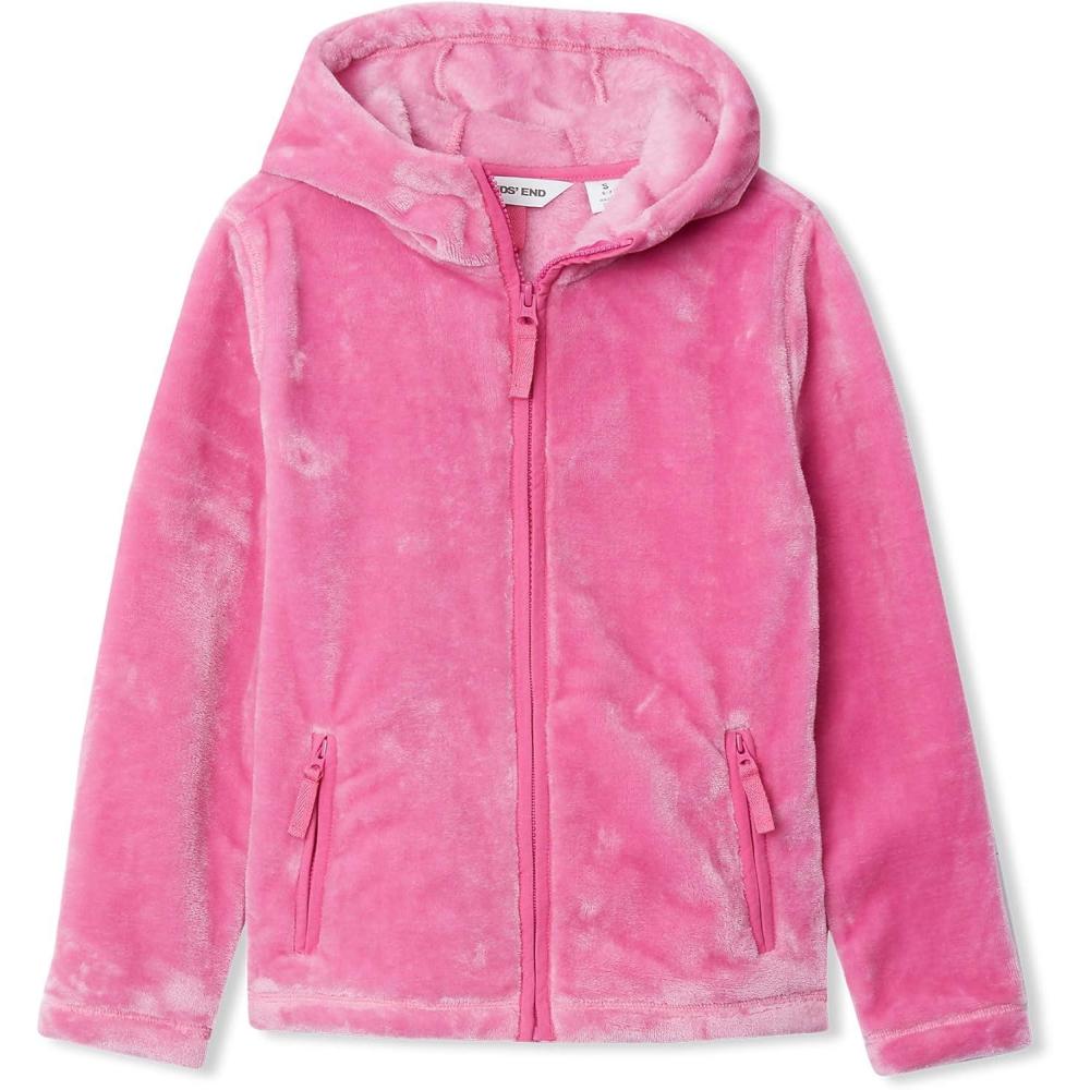 imageLands End Girls Softest Fleece JacketFuchsia Pink