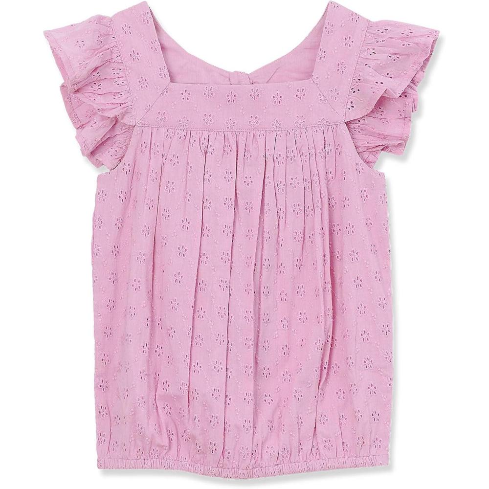 imageLands End Girls Woven Eyelet TopSunset Purple