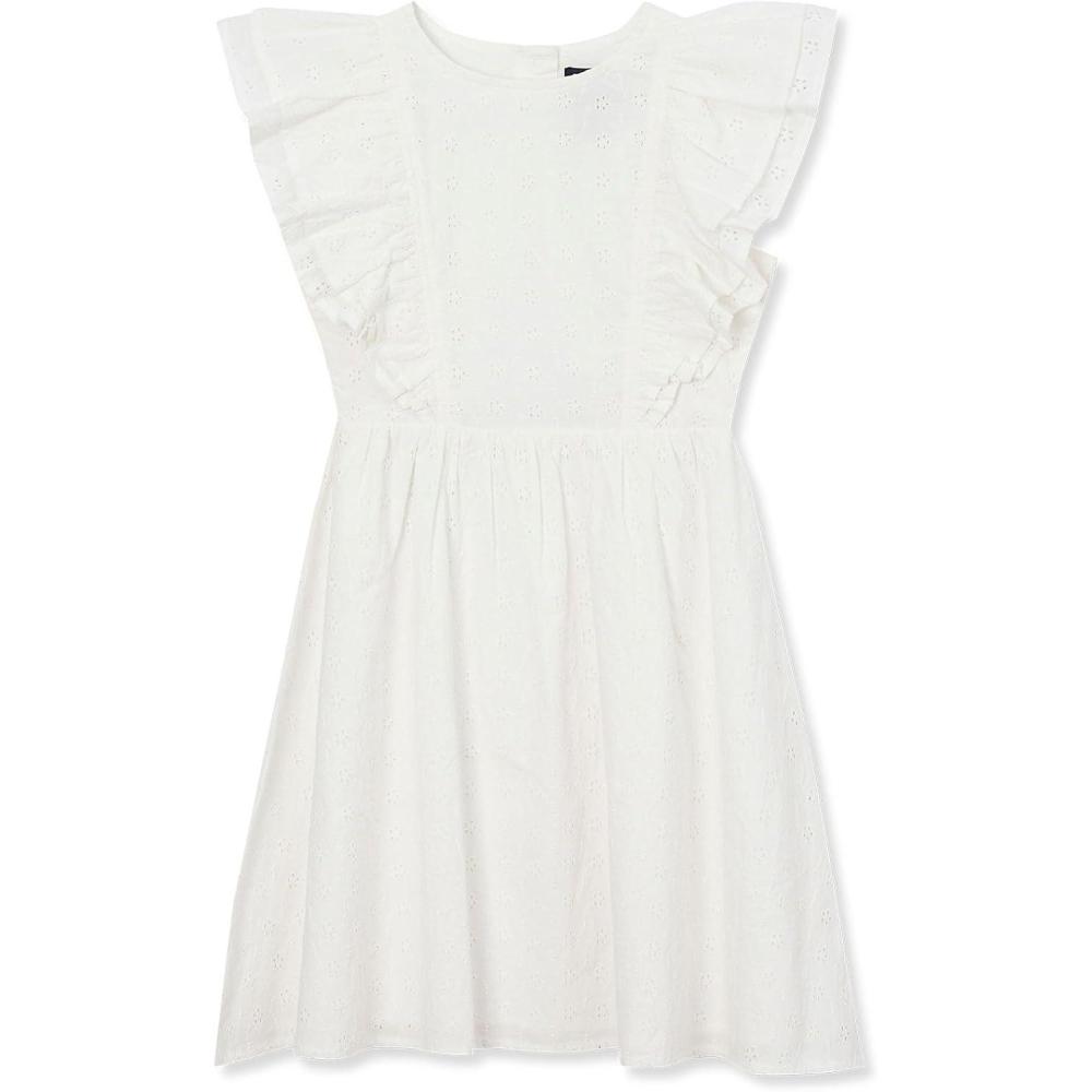 imageLands End Girls Woven Twirl DressWhite