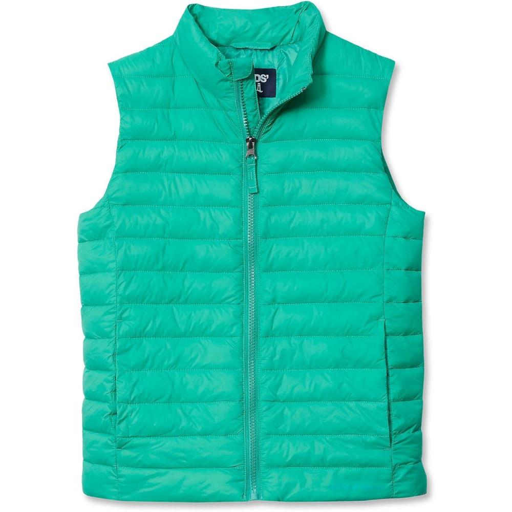 imageLands End Kids Insulated Down Alternative ThermoPlume VestGumdrop Green