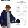 Lands’ End Boys’ Lightweight Packable Insulated Puffer Jacket(Navy)