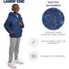 Lands’ End Boys Reversible Faux Sherpa Lined Insulated Puffer Jacket(Space)