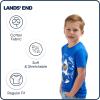 Lands’ End Boys’ Soft Cotton Short Sleeve Graphic T-Shirt(Cobalt)