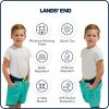 Lands’ End Boys’ Swimwear UPF 50 Comfort Liner Swim Trunks (S-XL)(Aqua Ice)