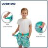 Lands’ End Boys’ Swimwear UPF 50 Comfort Liner Swim Trunks (S-XL)(Aruba Blue)