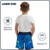 Lands’ End Boys’ Swimwear UPF 50 Comfort Liner Swim Trunks (S-XL)(Teal)