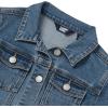 Lands’ End Girls Denim Jacket(Legend)