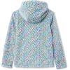 Lands’ End Girls Softest Fleece Jacket(Pastel Cheetah Multi)