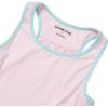 Lands’ End Girls Tie Back Active Tank(Fairy Tale Pink)