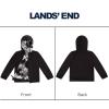 Lands’ End Kids Ultra Soft Sherpa Full Zip Hoodie Sweatshirt (XS-L)(Black)