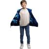 Lands’ End Kids Ultra Soft Sherpa Full Zip Hoodie Sweatshirt (XS-L)(Deep Sea Navy)
