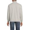 Lands’ End Men’s Long Sleeve French Terry Vintage Wash Quarter Zip(Light Stone)