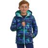 Lands’ End Boys’ Lightweight Packable Insulated Puffer Jacket(Blue Galaxy Space)