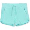 Lands’ End Girls French Terry Shorts(Baja Blue Daisies)